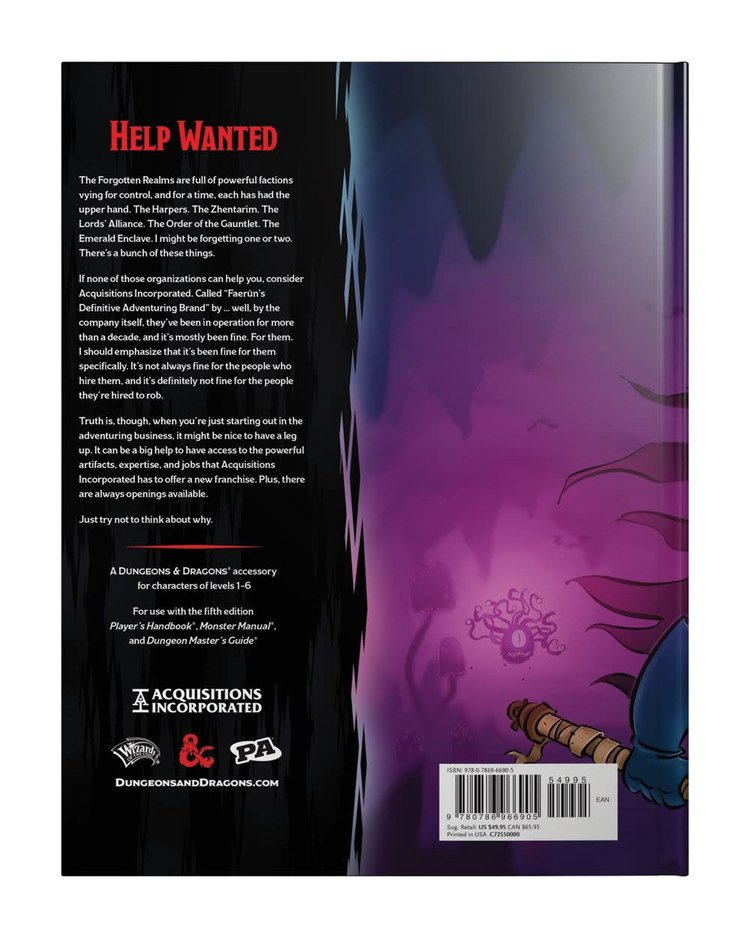 Wizards of the Coast Wizards of the Coast - Dungeons & Dragons: Acquisitions Incorporated