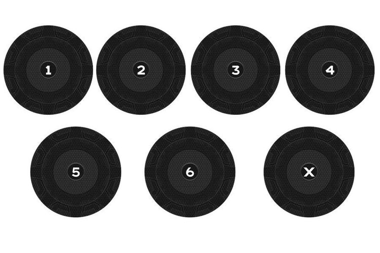 Gamemat Gamemat: Objective Markers: Warhammer 40000