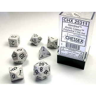 Chessex Arctic Camo - Speckled Polyhedral 7-Die Set