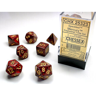 Chessex Mercury - Speckled Polyhedral 7-Die Set