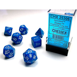 Chessex Water - Speckled Polyhedral 7-Die Set