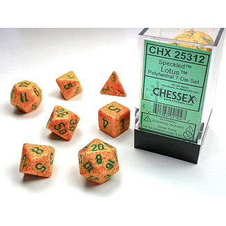 Chessex Lotus - Speckled Polyhedral 7-Die Set