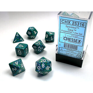 Chessex Sea - Speckled Polyhedral 7-Die Set