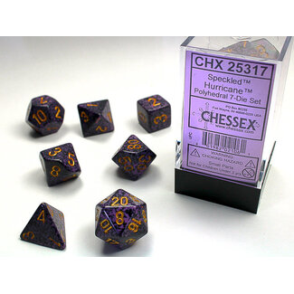 Chessex Hurricane - Speckled Polyhedral 7-Die Set