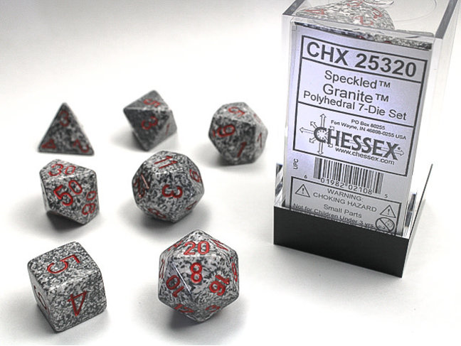 Chessex Granite - Speckled Polyhedral 7-Die Set
