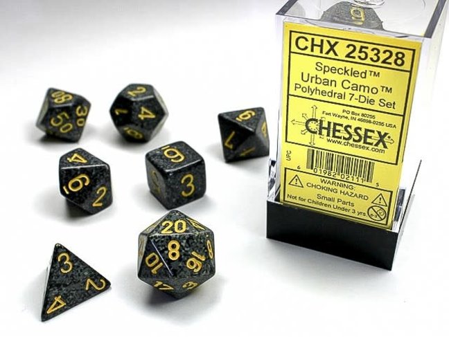 Chessex Urban Camo - Speckled Polyhedral 7-Die Set