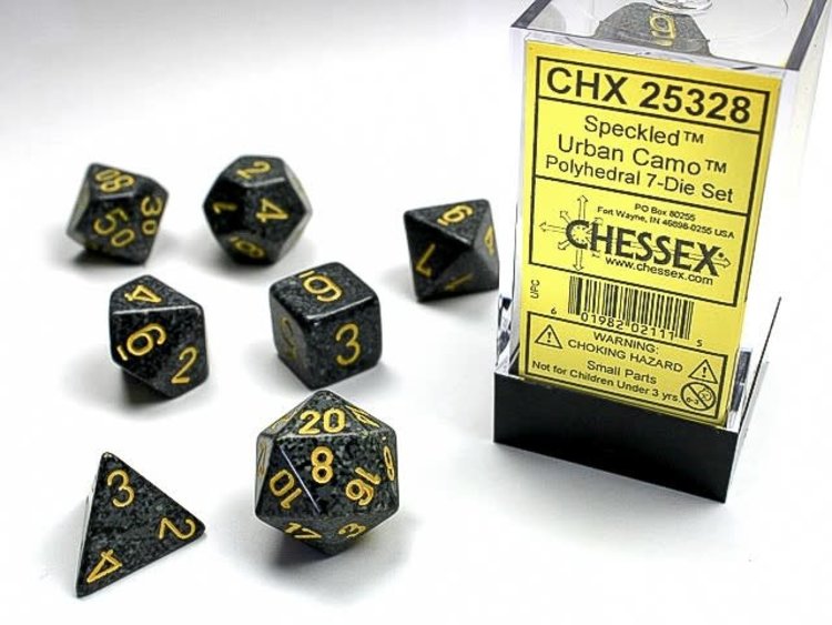 Chessex Chessex: Urban Camo - Speckled Polyhedral 7-Die Set