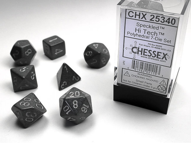 Chessex Hi-Tech - Speckled Polyhedral 7-Die Set