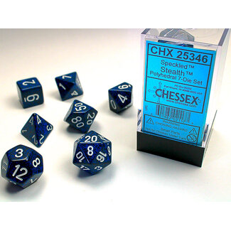 Chessex Stealth - Speckled Polyhedral 7-Die Set