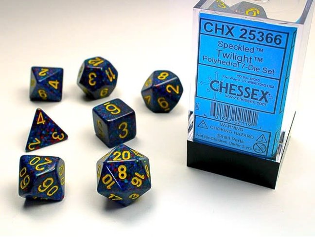 Chessex Twilight - Speckled Polyhedral 7-Die Set