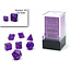 Chessex Chessex: Royal Purple/gold - Borealis Polyhedral 7-Die Set Mini