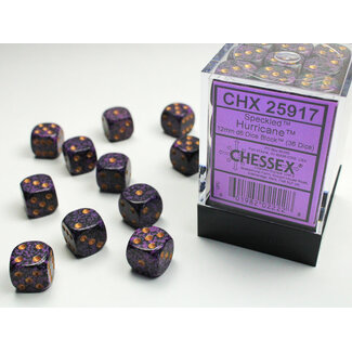 Chessex Hurricane - 36 Speckled 12mm D6 Dice Block