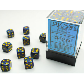 Chessex Twilight - 36 Speckled 12mm D6 Dice Block