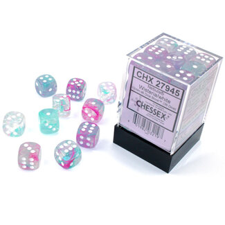 Chessex Wisteria/white - 36 Nebula 12mm D6 Dice Block
