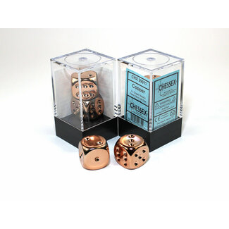 Chessex Copper-Plated - 2 Metallic 16mm D6 Dice
