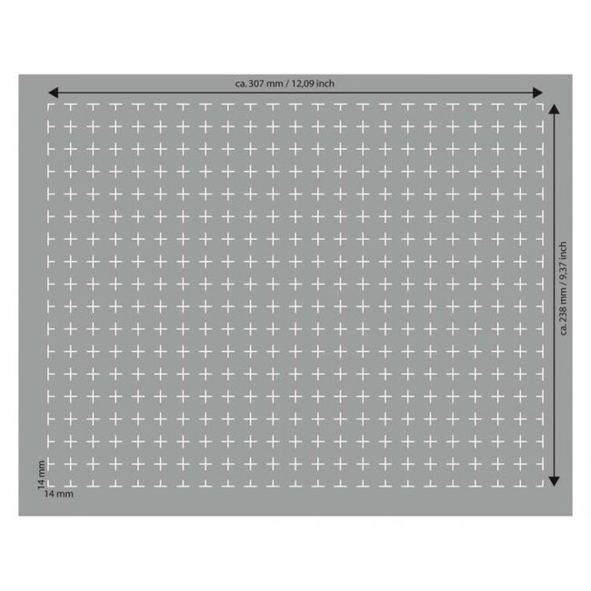 Feldherr Feldherr: 80mm Full-Size Raster Selbstklebend