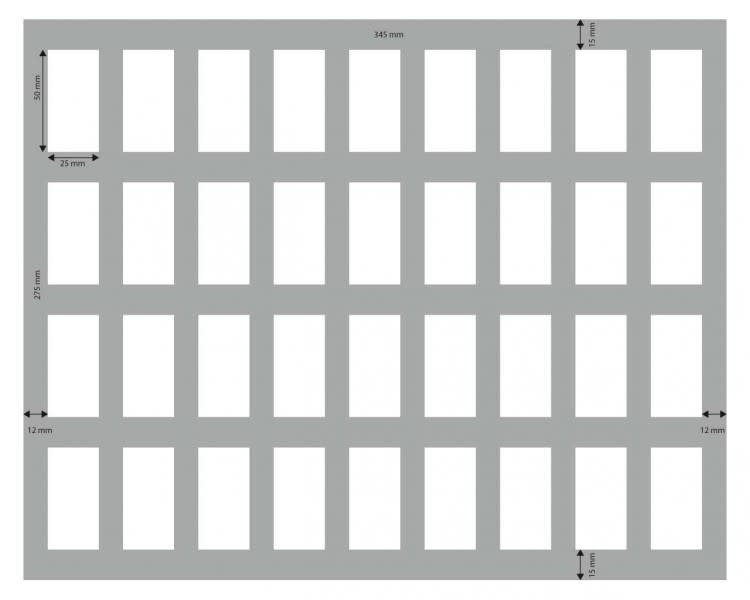 Feldherr Feldherr: 35mm Full-Size Rechteckig 36 Fächer