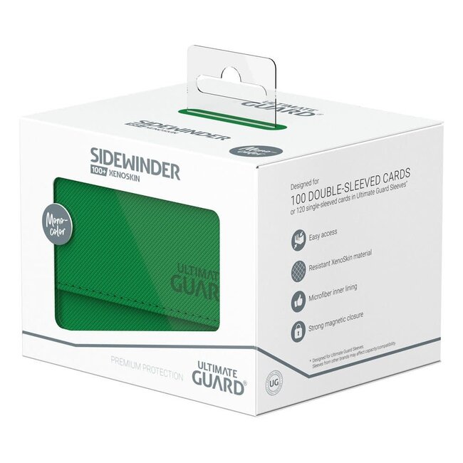 Ultimate Guard Ultimate Guard: Sidewinder 100+ Monocolor Green