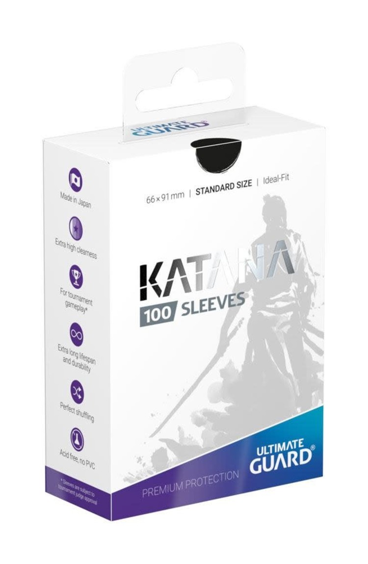 Ultimate Guard Ultimate Guard: Katana Black (100 Standard Size Sleeves)