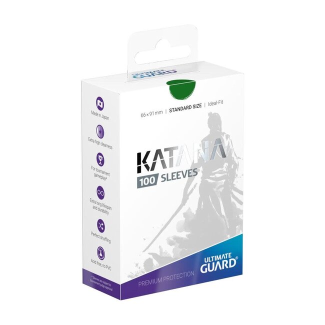 Ultimate Guard Ultimate Guard: Katana Green (100 Standard Size Sleeves)