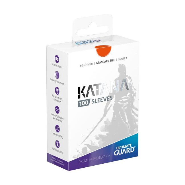 Ultimate Guard Ultimate Guard: Katana Orange (100 Standard Size Sleeves)