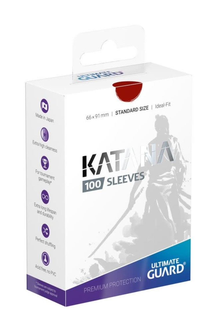 Ultimate Guard Ultimate Guard: Katana Red (100 Standard Size Sleeves)