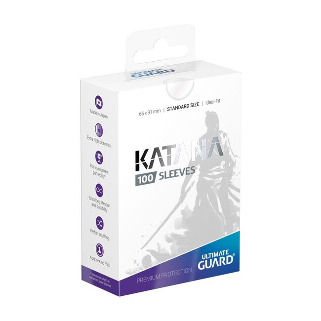 Ultimate Guard Ultimate Guard: Katana Transparent (100 Standard Size Sleeves)