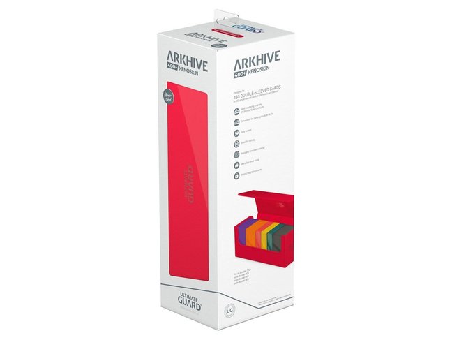 Ultimate Guard Arkhive 400+ Monocolor Red