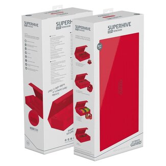 Ultimate Guard Superhive 550+ Monocolor Red