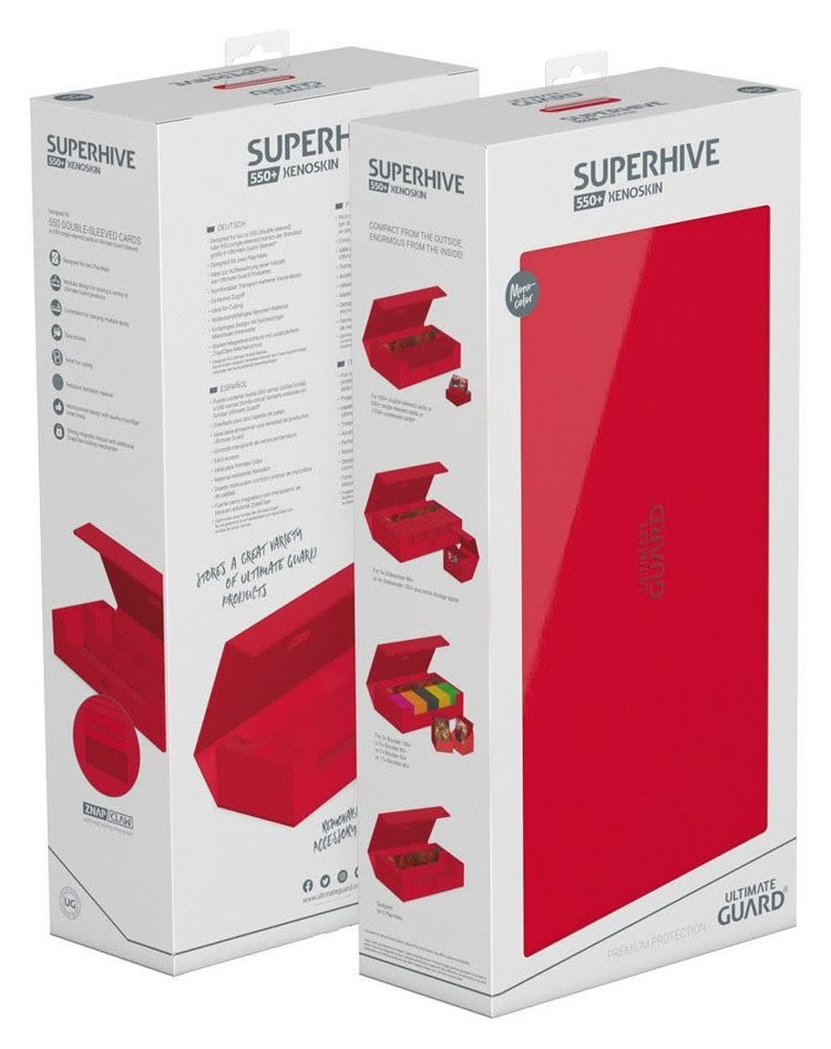 Ultimate Guard Ultimate Guard: Superhive 550+ Monocolor Red