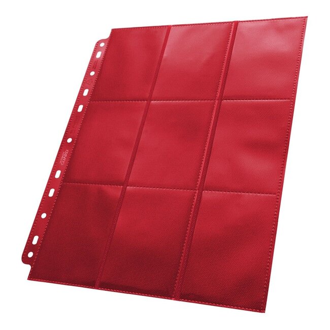 Ultimate Guard Ultimate Guard: 18-Pocket Side Loading Pages (50) Red