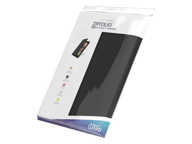 Ultimate Guard Zipfolio 360 - 18 Pocket XenoSkin Black