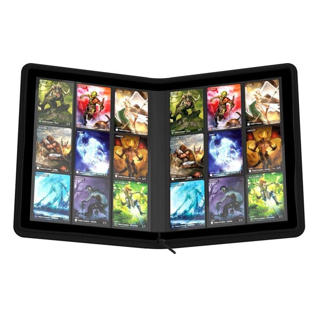 Ultimate Guard Ultimate Guard: Zipfolio 360 - 18 Pocket XenoSkin Black