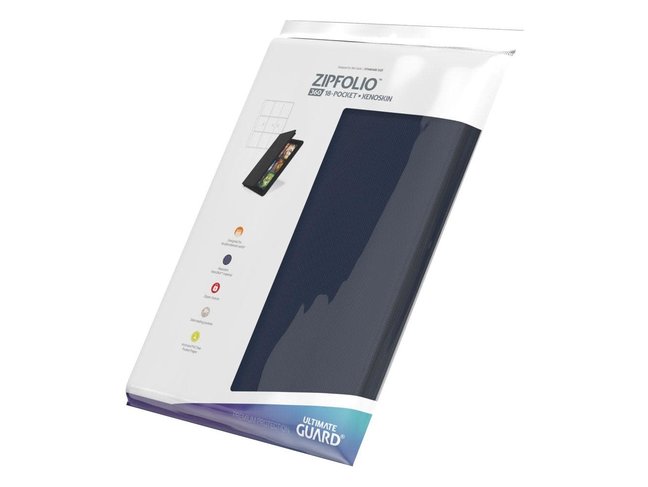 Ultimate Guard Zipfolio 360 - 18 Pocket XenoSkin Blue