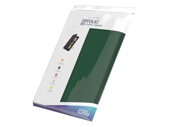 Ultimate Guard Zipfolio 360 - 18 Pocket XenoSkin Green