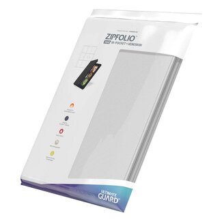 Ultimate Guard Zipfolio 360 - 18 Pocket XenoSkin White