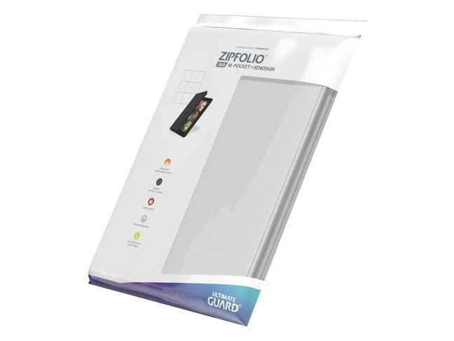 Ultimate Guard Zipfolio 360 - 18 Pocket XenoSkin White