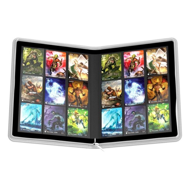 Ultimate Guard Ultimate Guard: Zipfolio 360 - 18 Pocket XenoSkin White