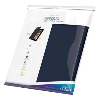 Ultimate Guard Zipfolio 480 - 24-Pocket XenoSkin Blue