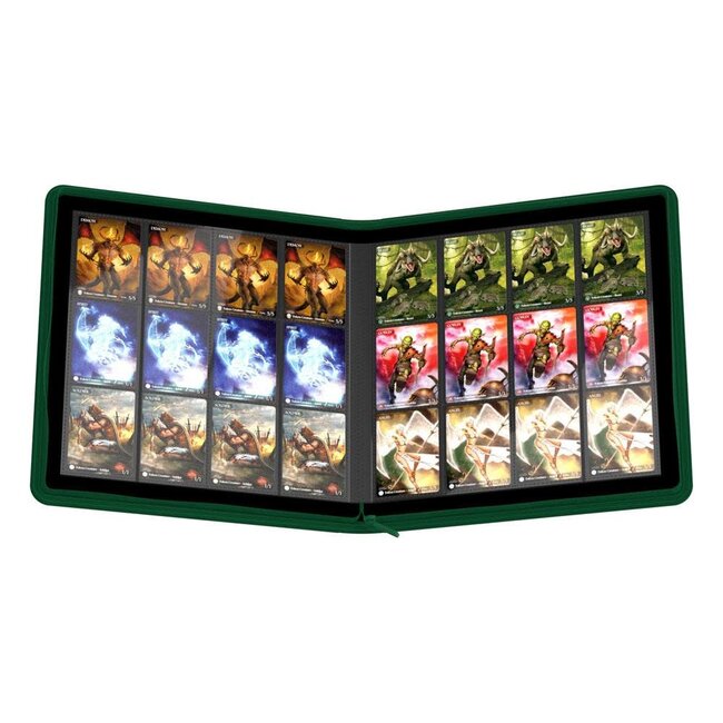 Ultimate Guard Ultimate Guard: Zipfolio 480 - 24-Pocket XenoSkin Green