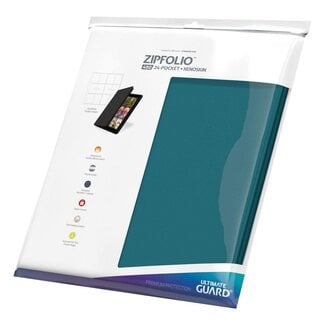 Ultimate Guard Zipfolio 480 - 24-Pocket XenoSkin Petrol