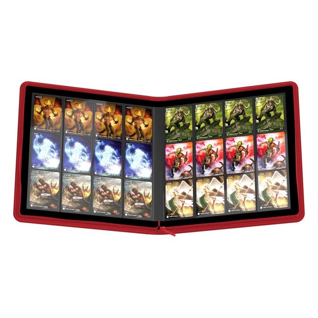 Ultimate Guard Ultimate Guard: Zipfolio 480 - 24-Pocket XenoSkin Red