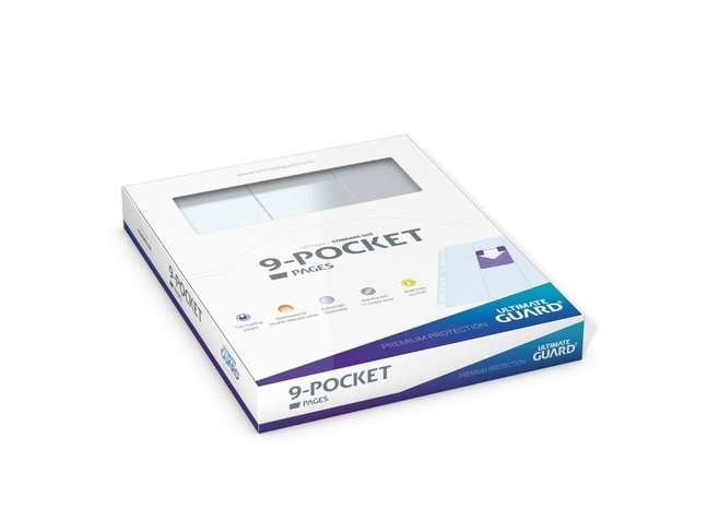 Ultimate Guard 9-Pocket Pages (100) Transparent