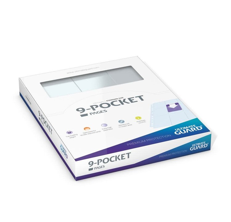 Ultimate Guard Ultimate Guard: 9-Pocket Pages (100) Transparent