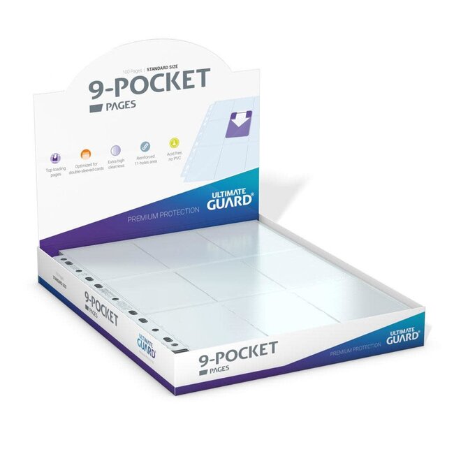Ultimate Guard Ultimate Guard: 9-Pocket Pages (100) Transparent