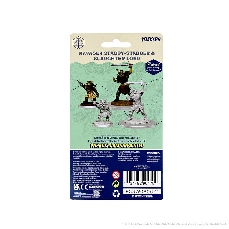Wizkids Wizkids - Critical Role: Ravager Stabby-Stabber & Slaughter Lord