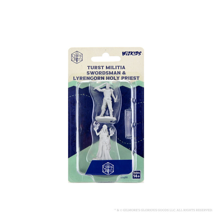 Wizkids Wizkids - Critical Role: Turst Militia Swordsman & Lyrengorn Holy Priest