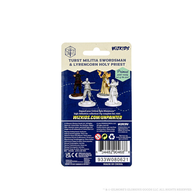 Wizkids Wizkids - Critical Role: Turst Militia Swordsman & Lyrengorn Holy Priest