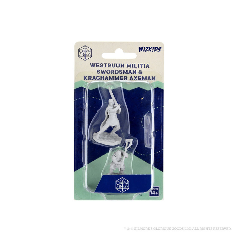 Wizkids Wizkids - Critical Role: Westruun Militia Swordsman & Kraghammer Axeman