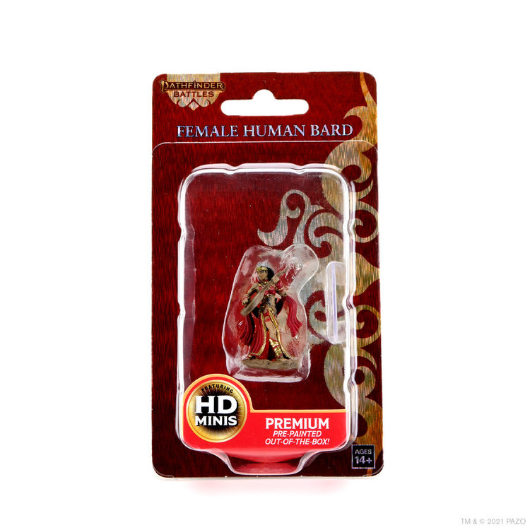 Wizkids Wizkids - Pathfinder Battles: Female Human Bard